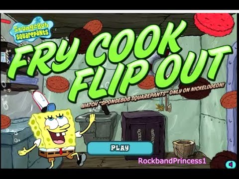 spongebob cooking krabby patty game flip or flop